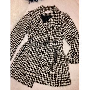 Calvin Klein Houndstooth Peacoat
